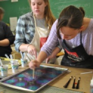 Students Marbling