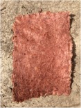 Red onion skin paper